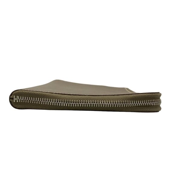 Auth HERMES Remix Combine - Etoupe Veau Epsom Square P Long Wallet - Picture 7 of 10